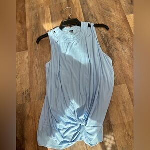 Cut out twist tank top